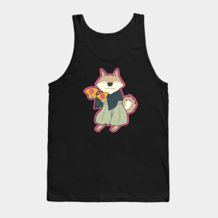 Cute shiba inu dog wearing a Hakama Drawing Tank Top